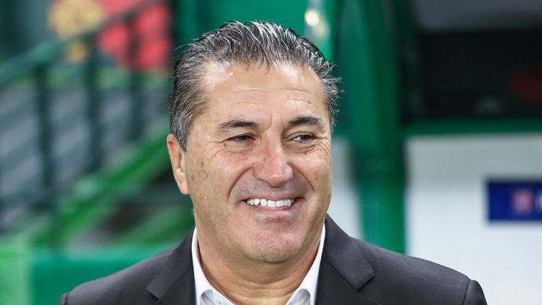 José Peseiro of Nigeria during the friendly match between Portugal and Nigeria at Estadio Jose Alvalade on November 17, 2022 in Lisbon, Portugal. 