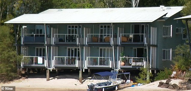 The resort closed after a bitter row with the body corporate - the marina, swimming pool and boardwalks closed in June (pictured, a block of units at Couran Cove)