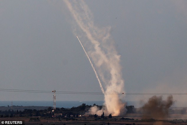 Biden will spend the weekend at the White House.  Israel continued to repel missile attacks with its Iron Dome system