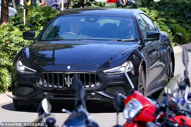 In September, Mark was spotted in a $275,000 high-performance black Maserati.  He was pictured leaving the Channel Seven studios in Eveleigh, Sydney, in his luxury vehicle