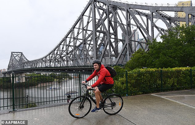 Brisbane was in third place - behind Zurich in Switzerland and the Icelandic capital Reykjavik - with $386,000 needed to retire, based on Australian dollars (pictured is Story Bridge)