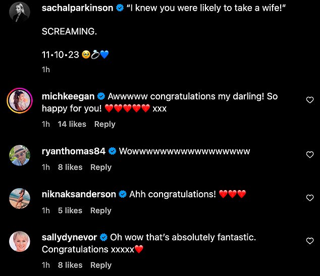 1697225689 138 Coronation Street actress Sacha Parkinson is engaged Soap star shows