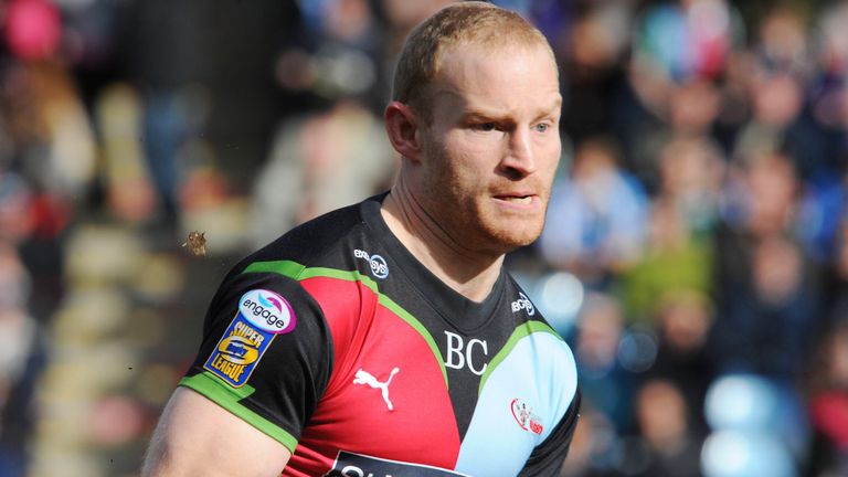 Jon Wells in action for Harlequins RL during his playing career