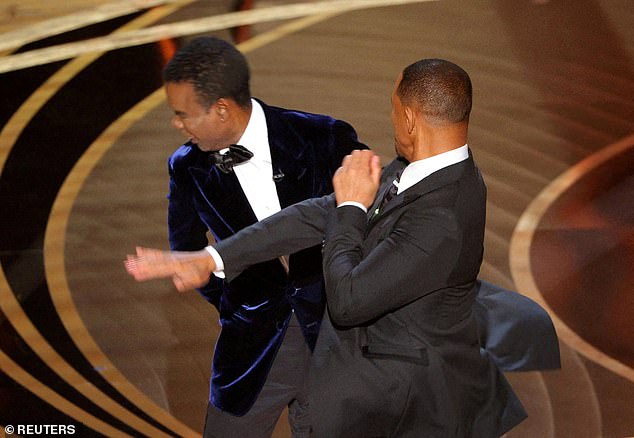 As for that infamous Oscar moment: Will, after slapping Rock onstage, sits back up and yells, 'Keep my wife's name out of your fucking mouth.'  Jada says she was stunned, not by her husband's violent act, but by Will calling her his 'wife'.  Although, you know, they went to the Oscars and presented themselves as a happily married couple.  Although afterwards they both insisted that Will was simply defending his wife's honor.