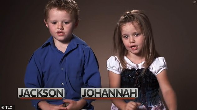 Johannah was portrayed in the show as very close to her older brother Jackson, who was born just 16-and-a-half months before her