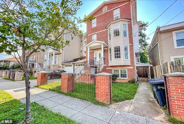 For $990,000 in Washington DC you can buy a home in the capital of the USA on a 5,574 square foot lot with four bedrooms and 3.5 bathrooms with a front and back porch and a two-car garage