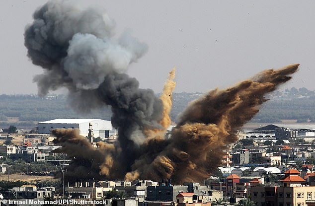 Jory said he saw fellow evacuees 'smiling for the first time' since Hamas launched a devastating terror attack on October 7 (action photo)