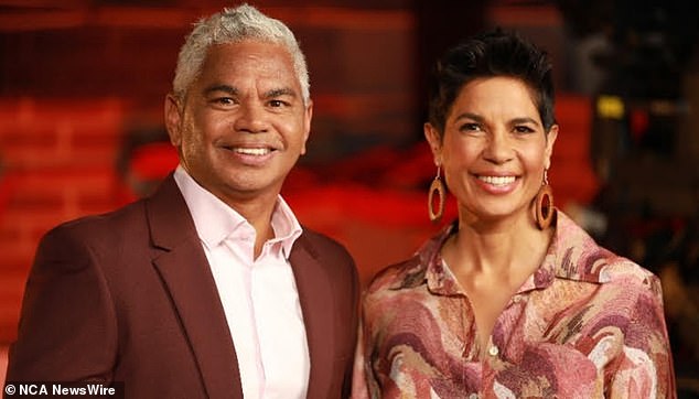 The Point co-hosts Wuthathi and Meriam husband John Paul Janke and Whadjuk Noongar wife Narelda Jacobs (above) will present SBS and NITV's two-hour referendum special