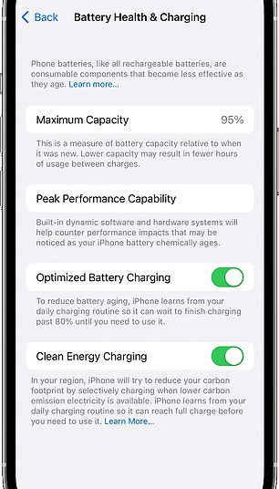 You should enable Enhanced Charging if it is not already turned on