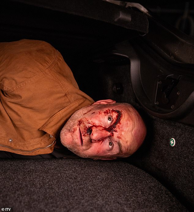 Survived: But the surprises didn't end there for fans of the show, when it was revealed in the final moments that its latest victim Tim Metcalf (Joe Duttine) was still alive