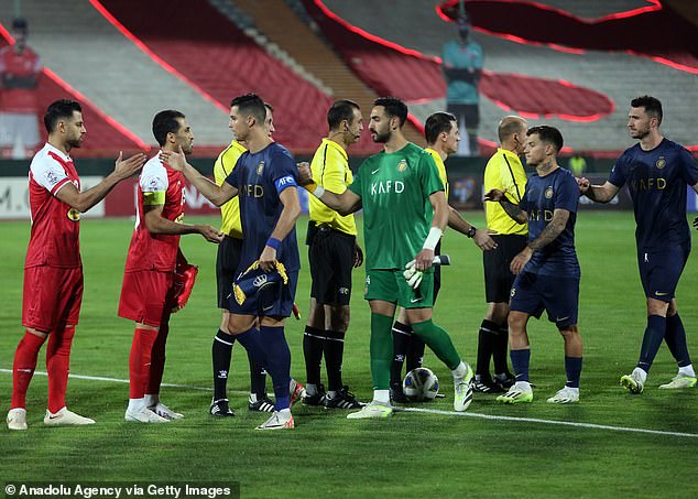 Ronaldo had met the painter after his visit to Iran in September for Al-Nassr's Asian Champions League match against Persepolis in the country's capital Tehran.