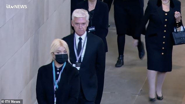 Last year Holly and her former colleague Philip Schofield were accused of jumping the queue to see the late Queen lie in state at Westminster Hall