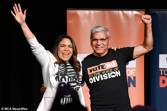 Senator Jacinta Nampijinpa Price and Aboriginal No campaigner Warren Mundine led the charge against the Voice