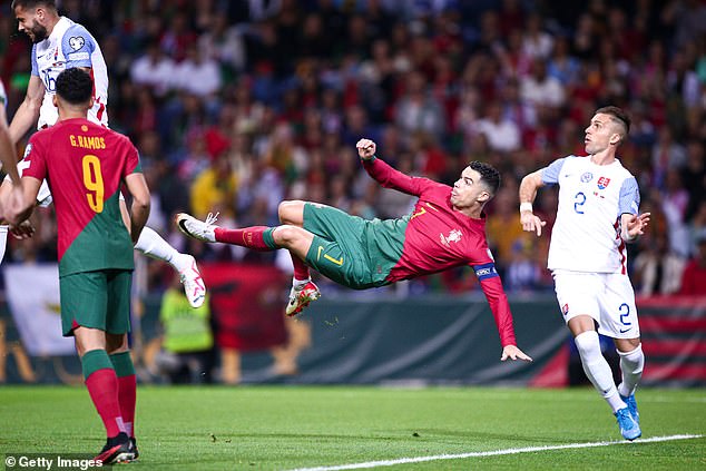 The Al-Nassr superstar scored twice in Portugal's 3-2 win over Slovakia on Friday.