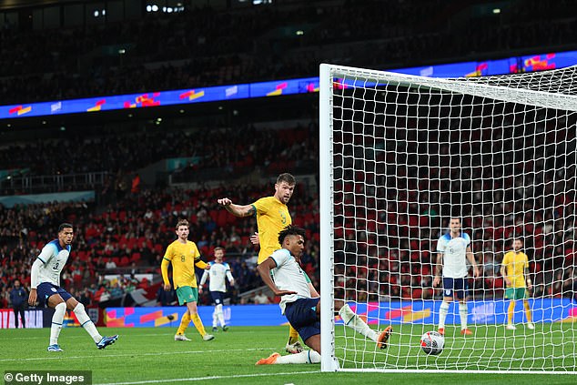 Watkins turned over at the far post in the second half following a cross from Jack Grealish