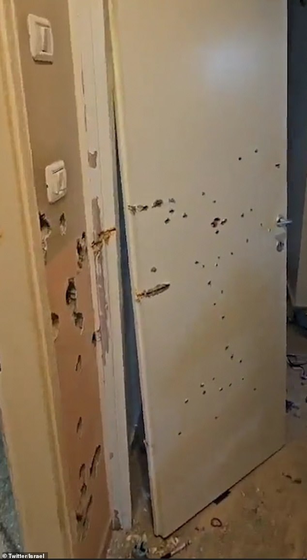 The video showed the result of a heartless carnage where walls were filled with gaping holes where bullets destroyed the foundations of a once loving family home