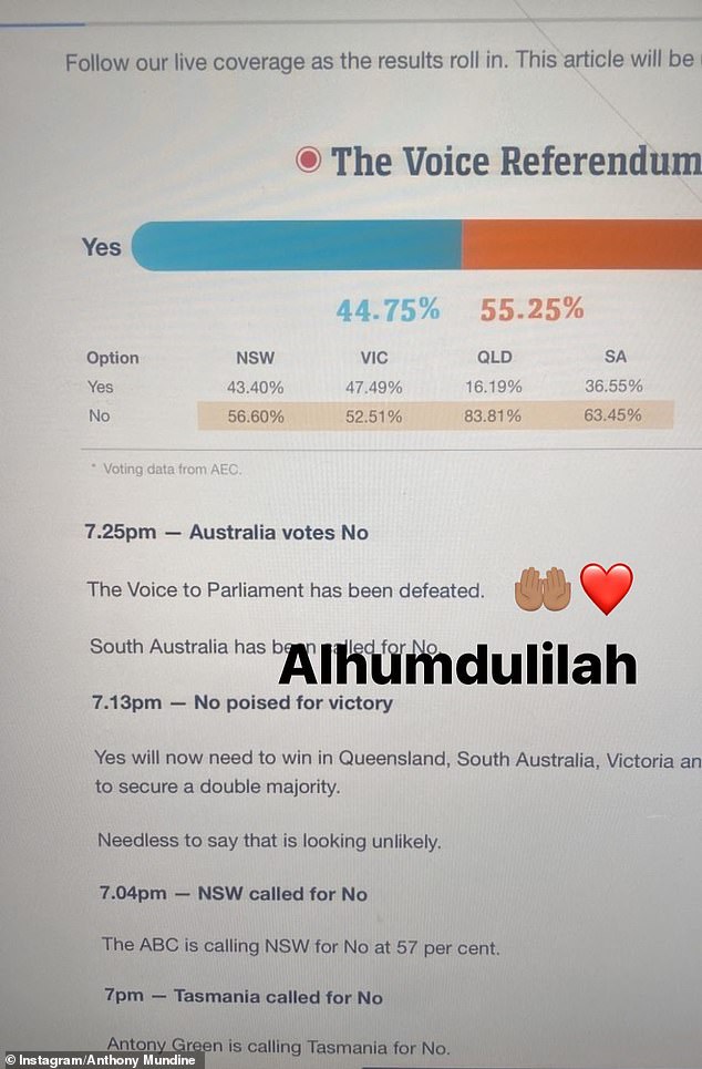 He had been eagerly watching the results of the referendum and had been updating his online followers with many vlogs and status updates.