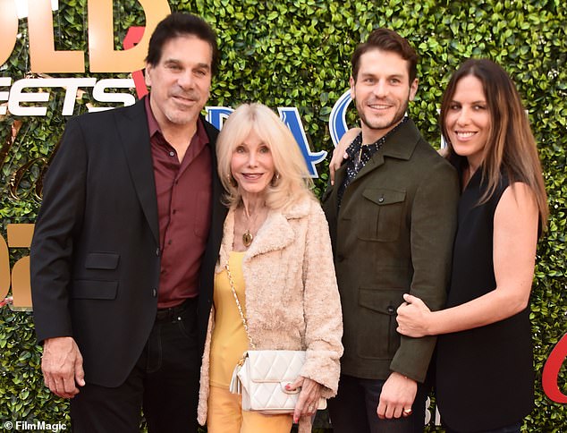 Ferrigno is seen in 2020 with his wife Carla and their children Lou Jr and Shanna.