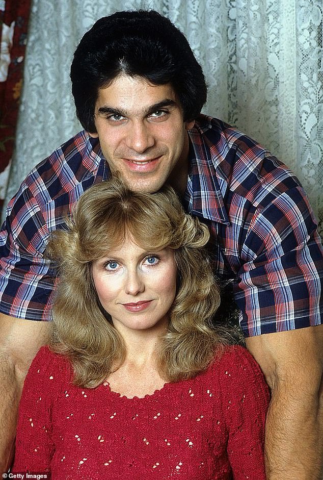 Lou and Carla Ferrigno are pictured in Los Angeles in 1985.  They were married in 1980