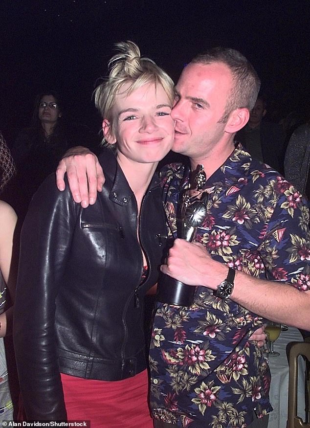 Zoe with ex-husband DJ Norman Cook, whom she was married to from 1999 to 2016.