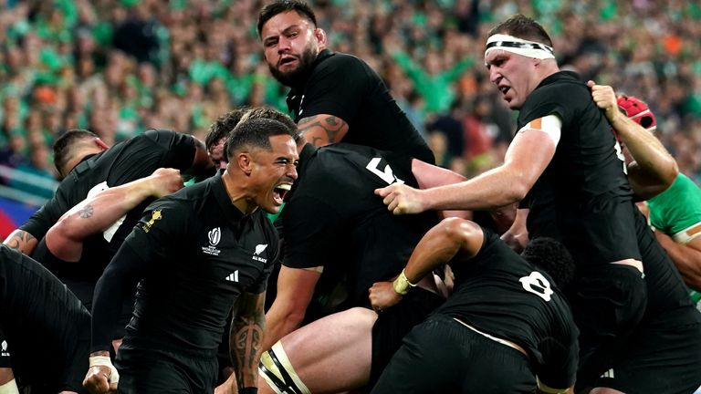 The All Blacks are heading to a fourth consecutive Rugby World Cup semi-final