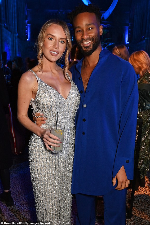 Case in point: Teddy, who met his ex Faye on the reality show in 2021, announced their 'heartbreaking and difficult' split in February (pictured together in December)