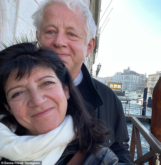 Couple: The screenwriter, known for his great romantic comedies such as Love Actually and Notting Hill, has worked with presenter and director Emma Freud for more than three decades and shares four children together