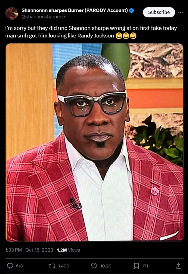 1697521116 683 Shannon Sharpe addresses make up mishap after First Take analyst goes