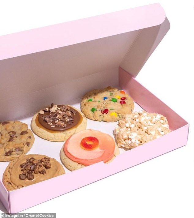 Crumbl claimed that Dirty Dough copied the box design, cookie recipes and menu layout