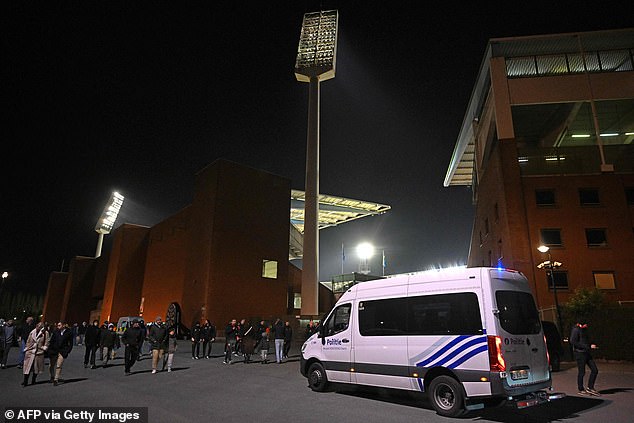 Supporters were evacuated from the stadium more than two hours after the match was stopped