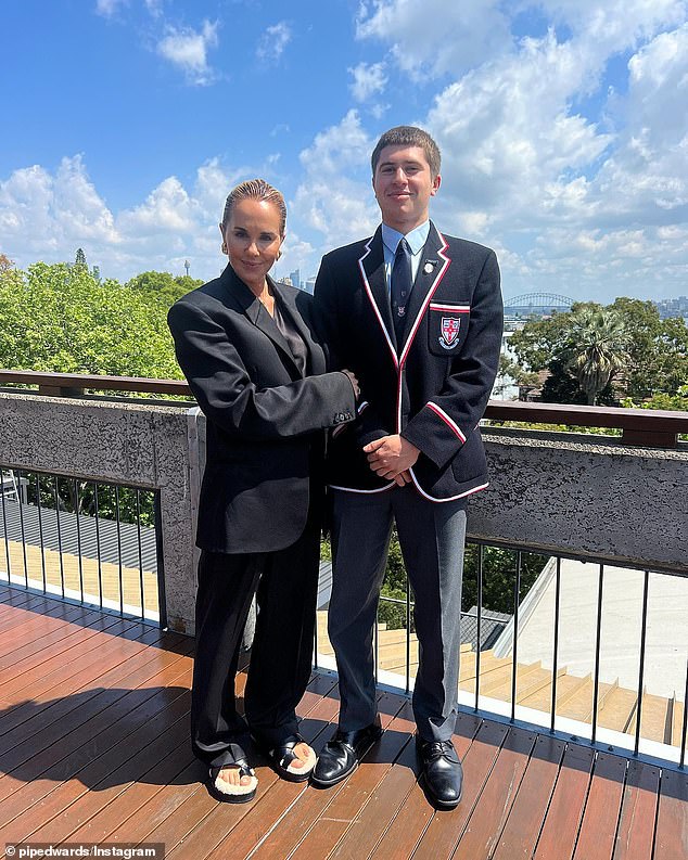 Justice is a student at Rose Bay High School and will be entering Year 12 next year, and the tall boy has ambitions to join the NBA