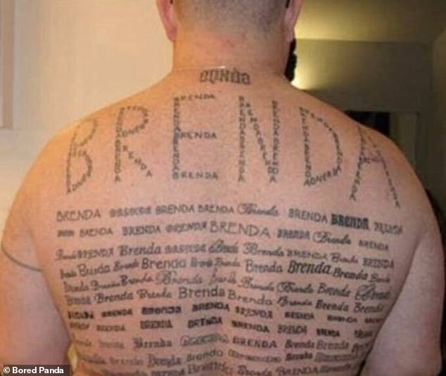 Go away ladies, he's taken!  This gentleman, who appears to be dating a woman named Brenda, stated his devotion to her over and over again