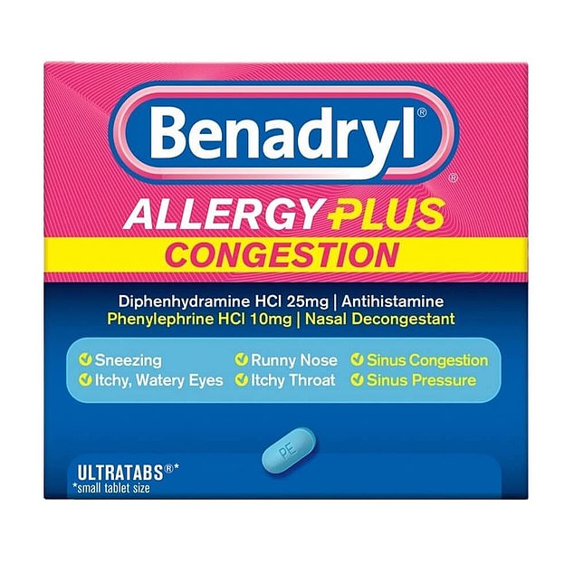 Typical side effects of Benadryl include drowsiness, blurred vision, dizziness, headache, dry mouth, hives, headaches and, in extreme cases, hallucinations.