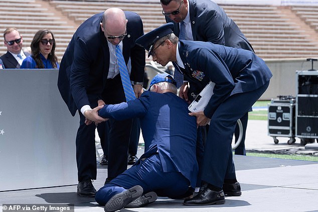 He also wondered whether 80-year-old President Joe Biden, who fell over a sandbag at the start of the US Air Force Academy in June, should run for re-election, but did not go so far as to say he shouldn't do that.