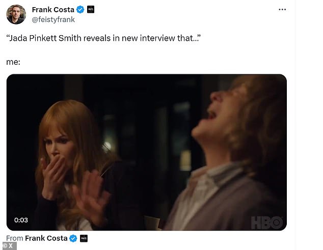 Creepy: One particularly humorous post referenced the second season of Big Little Lies