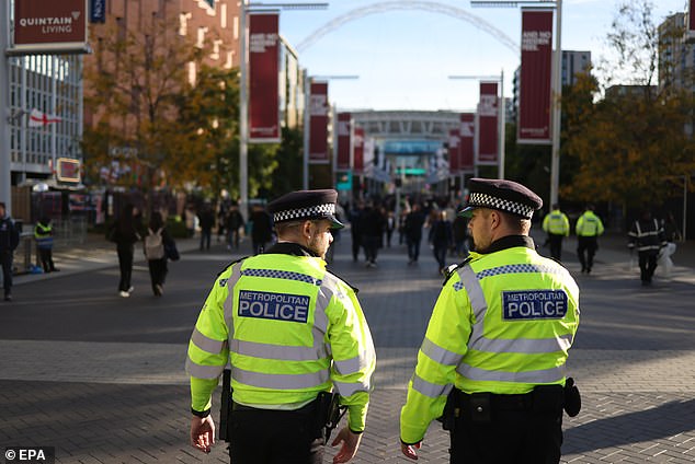 1697571796 182 Football fans at Wembley boo over minutes silence for victims