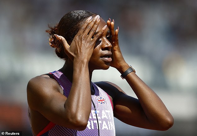 Dina Asher-Smith took to social media to condemn the decision to let Maguire leave the line-up