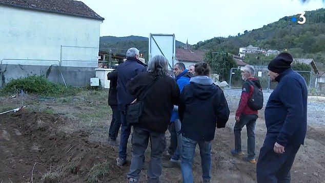 The protesters had reportedly tried to thwart the planned construction of a new church in France due to its carbon footprint