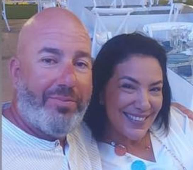 Noam Elyakim, 48, (left) who was shot in the leg and held hostage by Hamas monsters, and Dikla Arava Eliaz, 50, (right) who was killed in the sickening attack