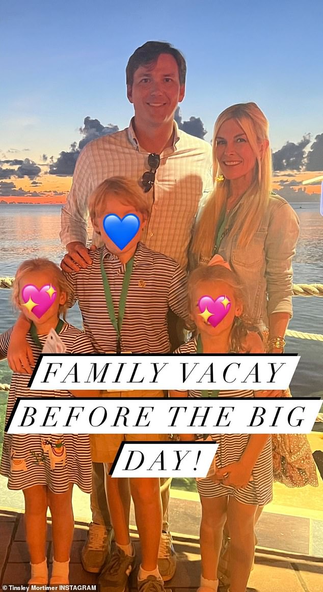 Ready to get married: Fans started speculating about the couple's relationship about three days ago when she shared a photo of her partner and three children on her Instagram Story