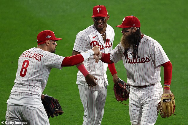 Across the street, the Philadelphia Phillies defeated the Arizona Diamondbacks 10-0