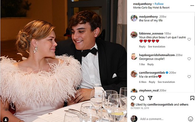 Medy previously called Camille 'the love of his life'