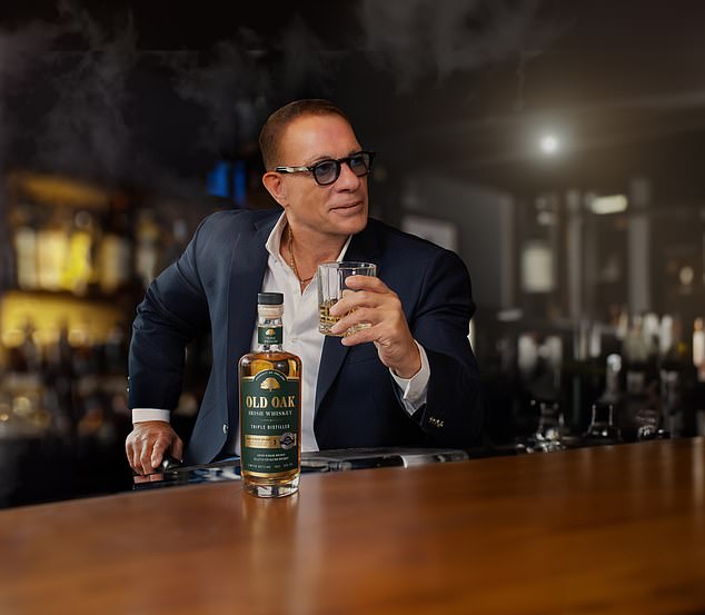 Jean Claude Van DRAM!  While Jean-Claude is still in demand in the film world, he has decided to embark on a new venture and is now co-owner of a new Irish whiskey called Old Oak.