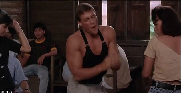 Wow!  Jean-Claude impressed fans with his dance moves in the movie Kickboxer, which was released in 1989, and said he can still pull off those wild moves more than 30 years later