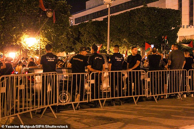 Tunisia: Protesters clashed with police at the French embassy in Tunis during another protest on Tuesday