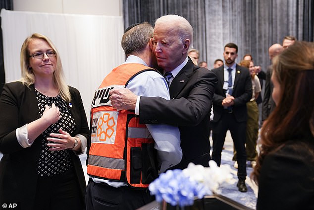 Biden had to abandon his plans to visit Jordan and instead spent the entire day in Tel Aviv