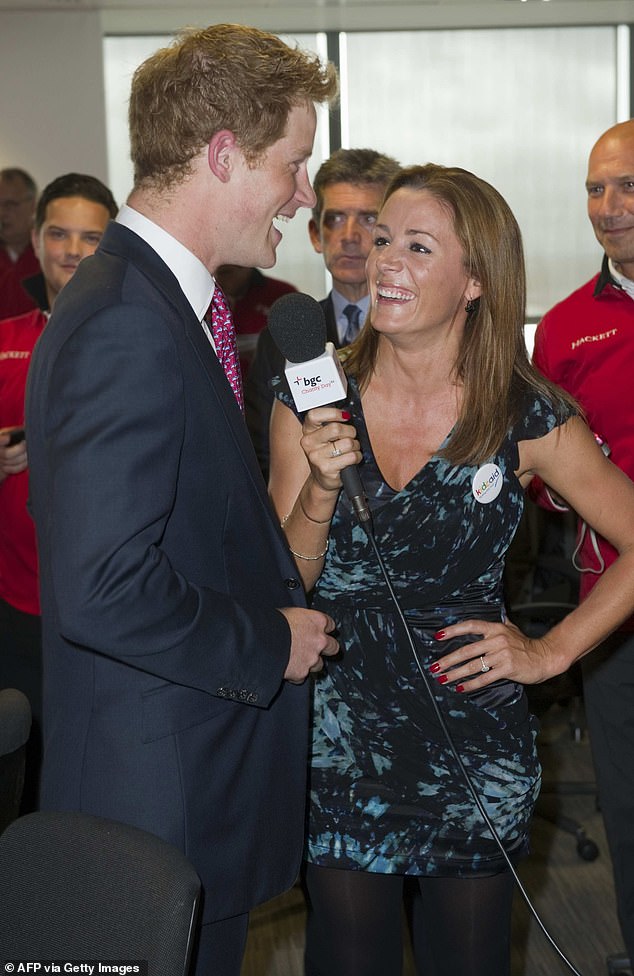 Sky Sports presenter Natalie Pinkham - who is seven years older than Prince Harry - interviewed the royal family in 2011.