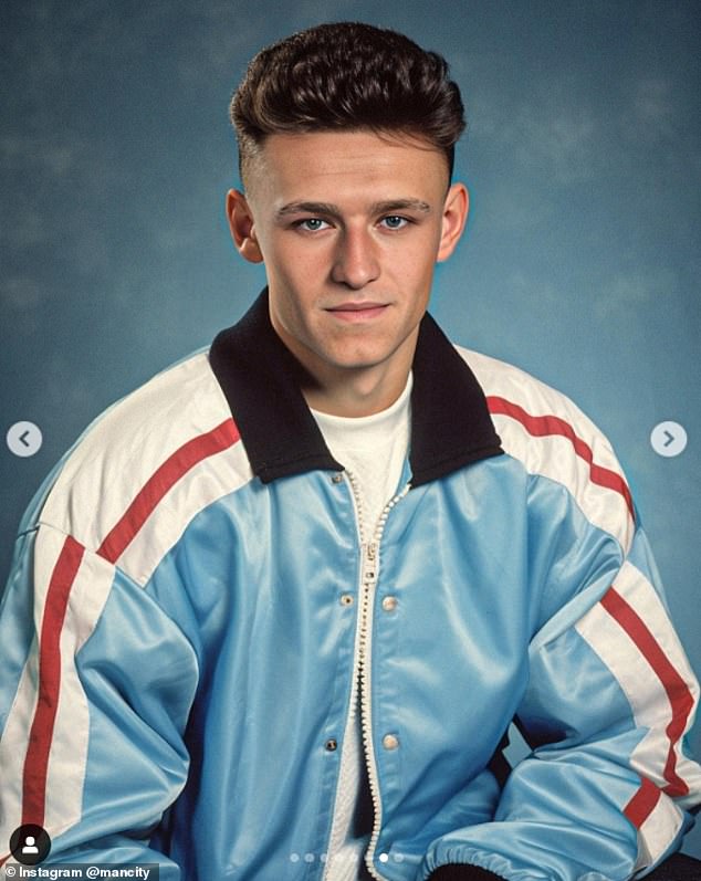 Phil Foden looked the most modern of the bunch, although he had a disturbing look in his eyes