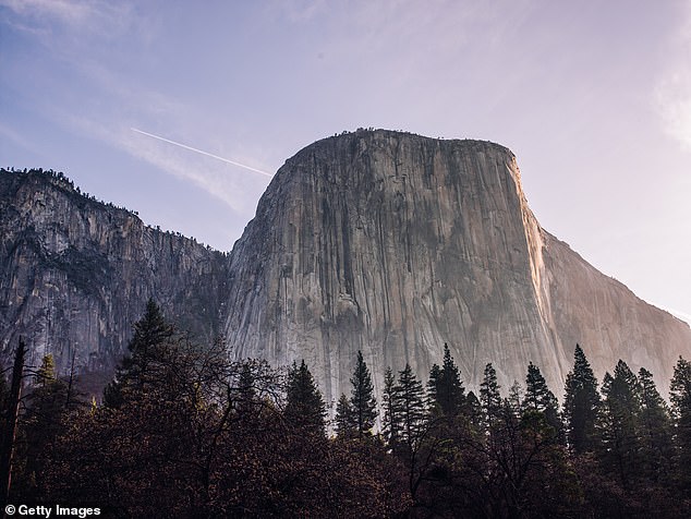 The experienced climber, who has completed El Capitan 16 times this year, used just a short rope and aluminum gear to help him with the challenge