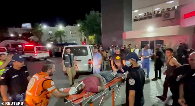 Israel on Tuesday denied responsibility for the explosion at Gaza City's al-Ahli hospital, claiming it was a rocket fired by Palestinian Islamic Jihad terrorists.